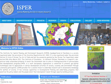 Tablet Screenshot of isperonline.com